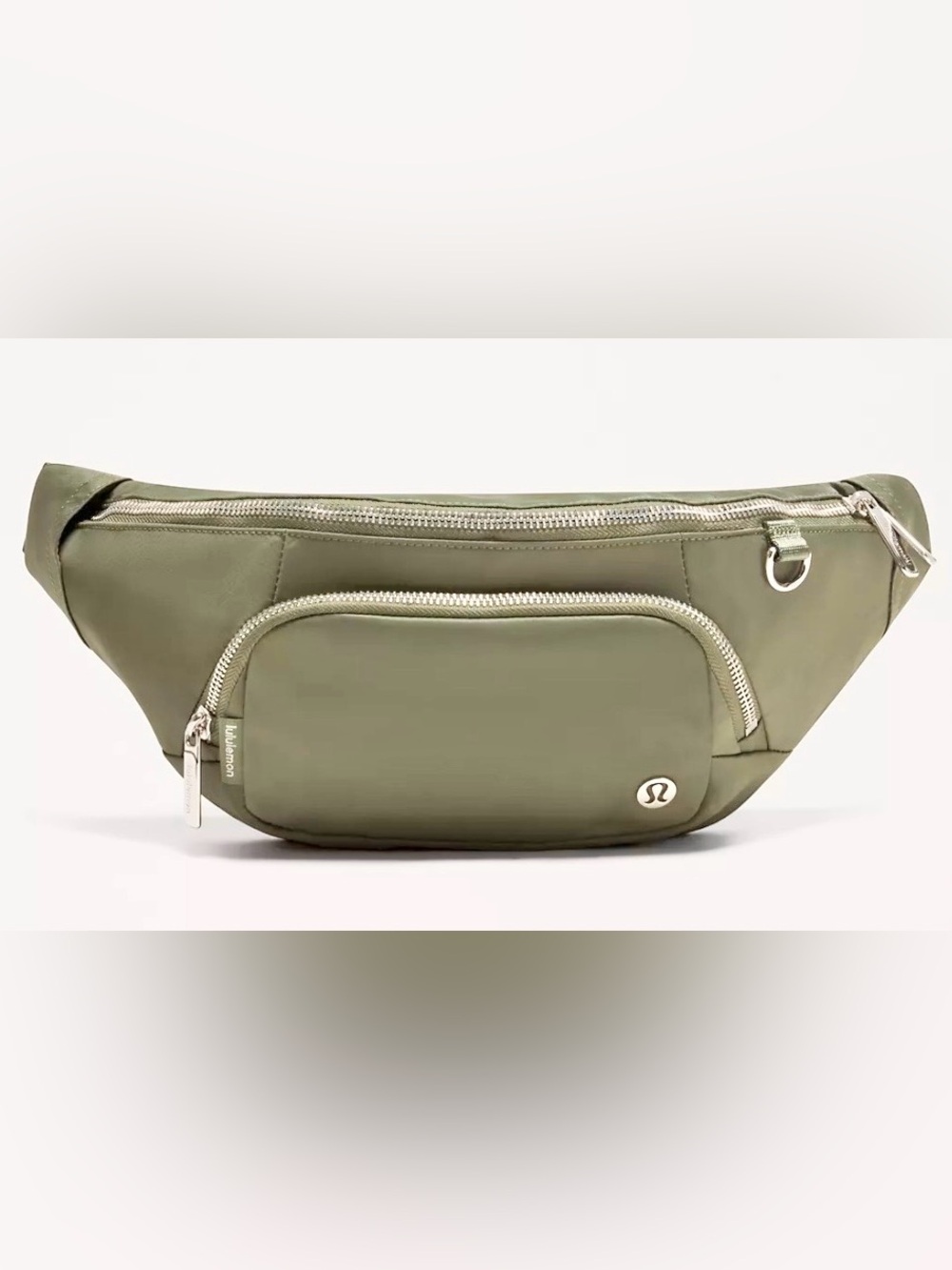 NWOT Lululemon Everywhere Extra Large 4L Metal Green Khaki Belt Bag $68 New